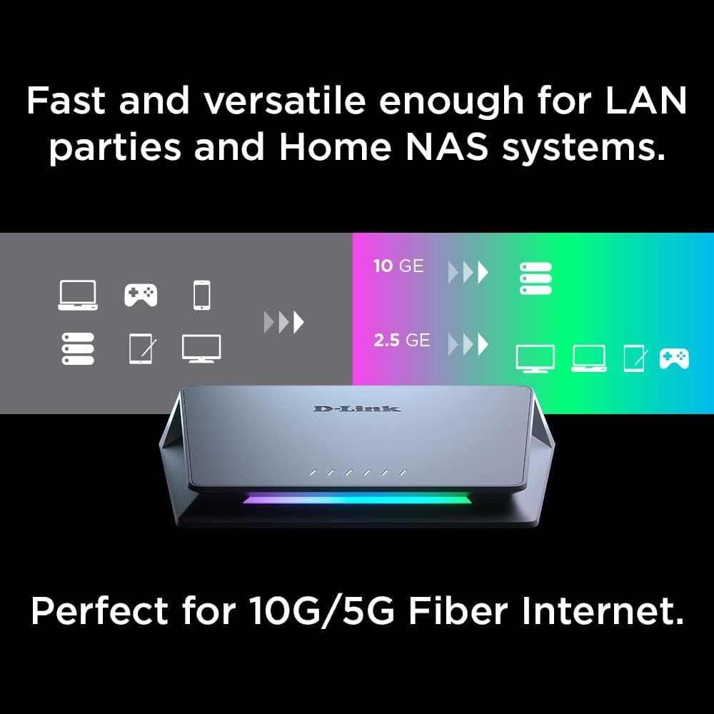 D-link DMS-106XT Switch Multi-Gigabit a 6 porte - immagine 5