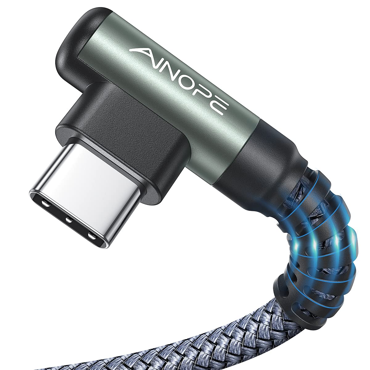 Ainope Cavo USB Type-C 2 Pezzi [2m+2m] Ricarica Rapida 3.1A