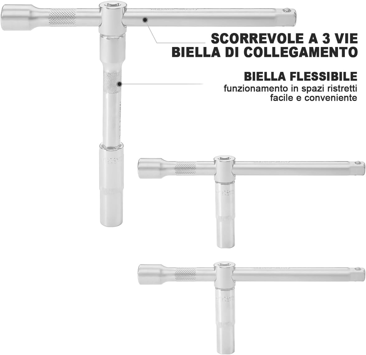 Teeno Set Chiavi e Punte 1/2" e 1/4" 108 Pezzi - immagine 4