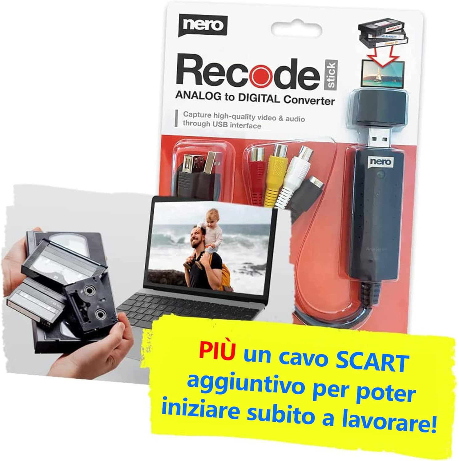 Nero Video Grabber - Digitalizzatore VHS a USB - immagine 2