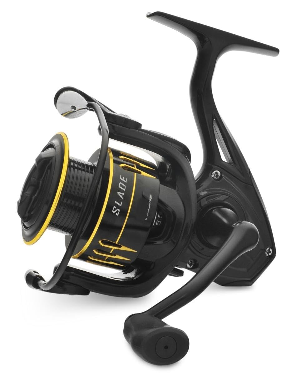 Tubertini Mulinello Slade – Frizione Anteriore, Corpo in Grafite, Bobina in Alluminio, Manovella Die Cast con Pomello Soft Touch, 2+1 Cuscinetti, Rapporto 5.2:1 – Ottimo Rapporto Qualità/Prezzo