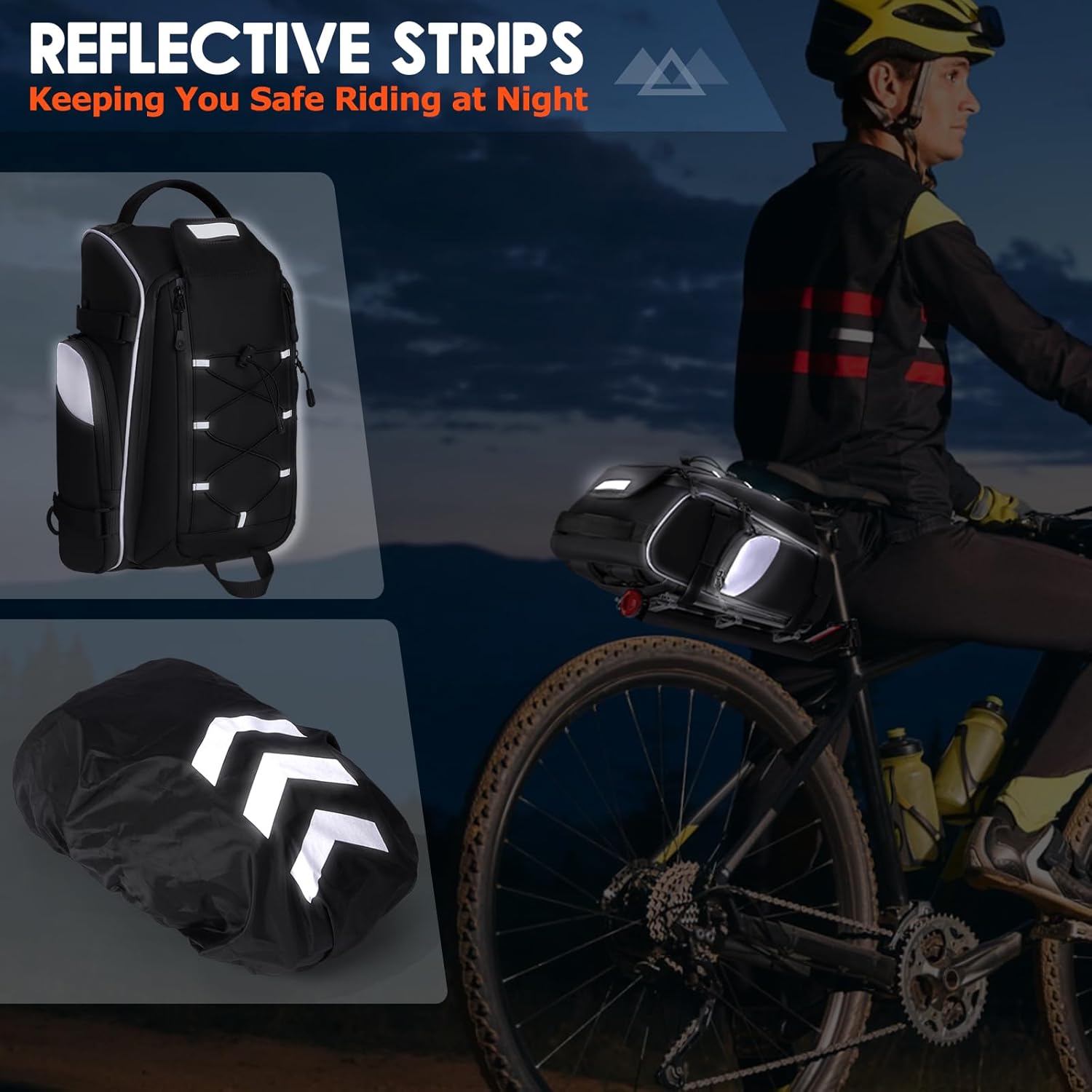 Rainsmore Borsa Bici Posteriore 15L Impermeabile - immagine 5