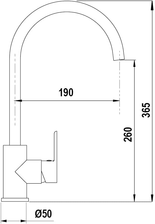 Schock Miscelatore Aquacube Monocomando Antracite - immagine 2