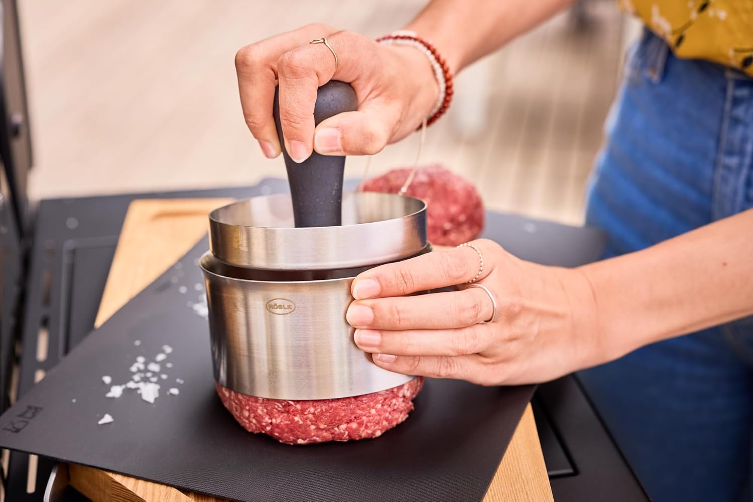 Rösle PRO Pressa per Hamburger 11cm - immagine 2