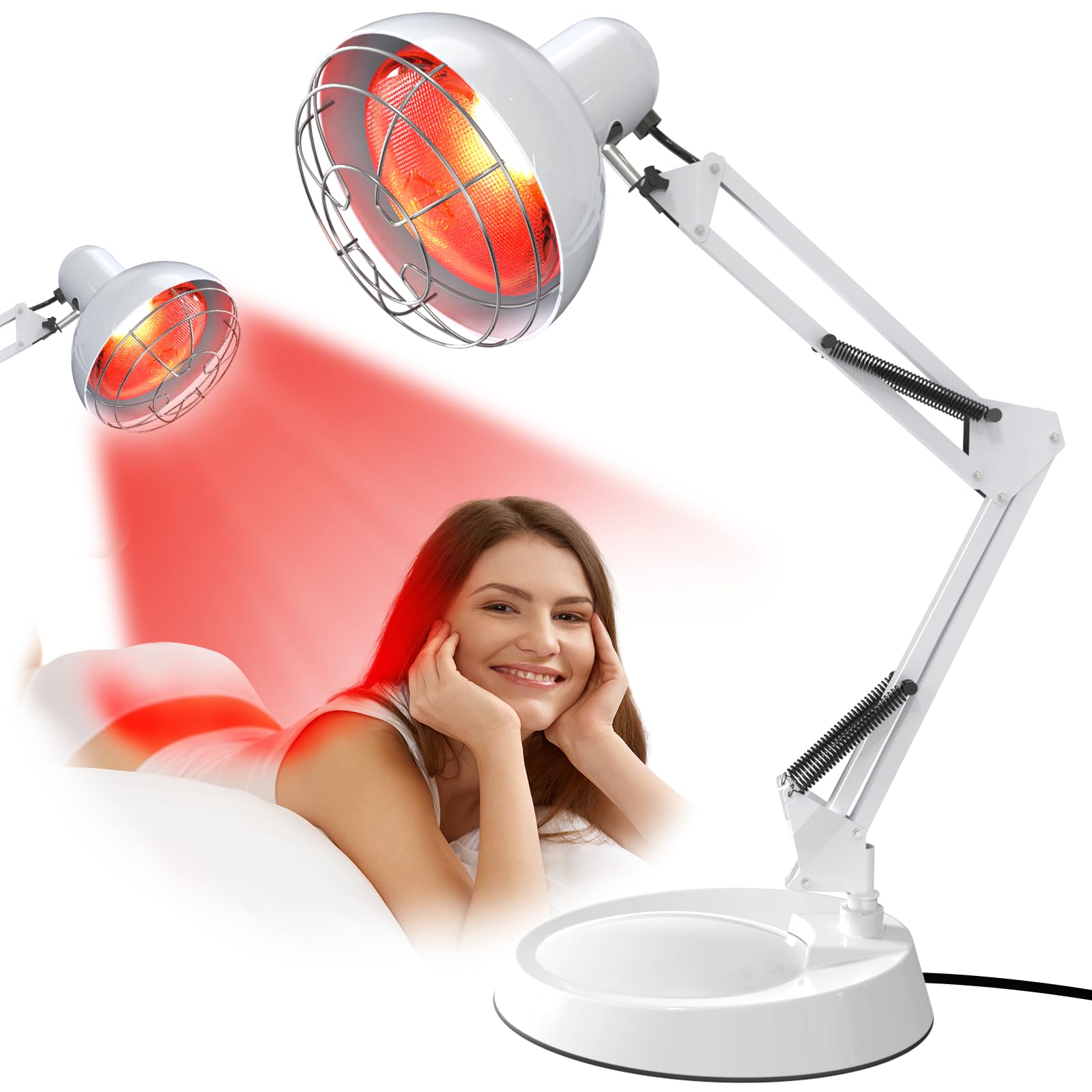 Lampada Infrarossi Riscaldante 100W con Timer