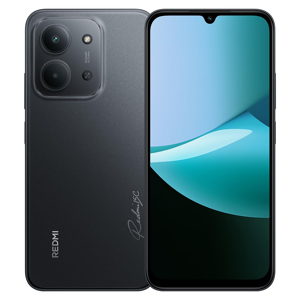Xiaomi Redmi 15C Smartphone 8GB+256GB, Nero
