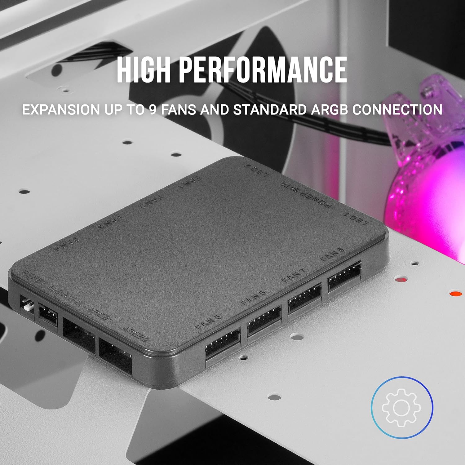 MARSGAMING MC51W - Case Gaming PC ATX, Bianco - immagine 5