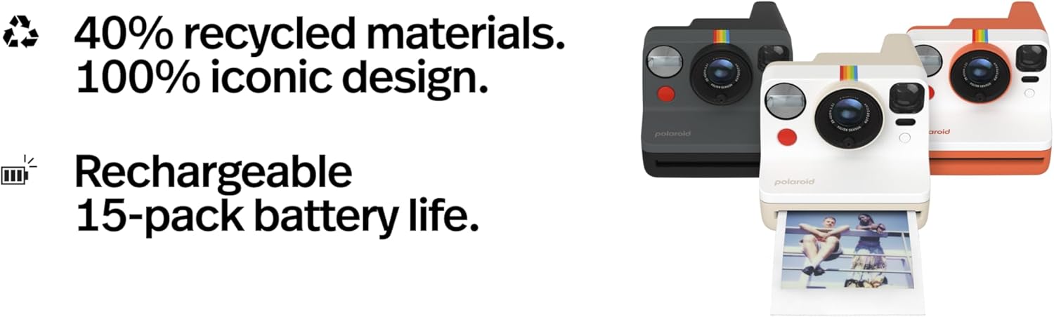 Polaroid NOW Gen3 - Fotocamera Istantanea + Pellicola, Nero - immagine 6