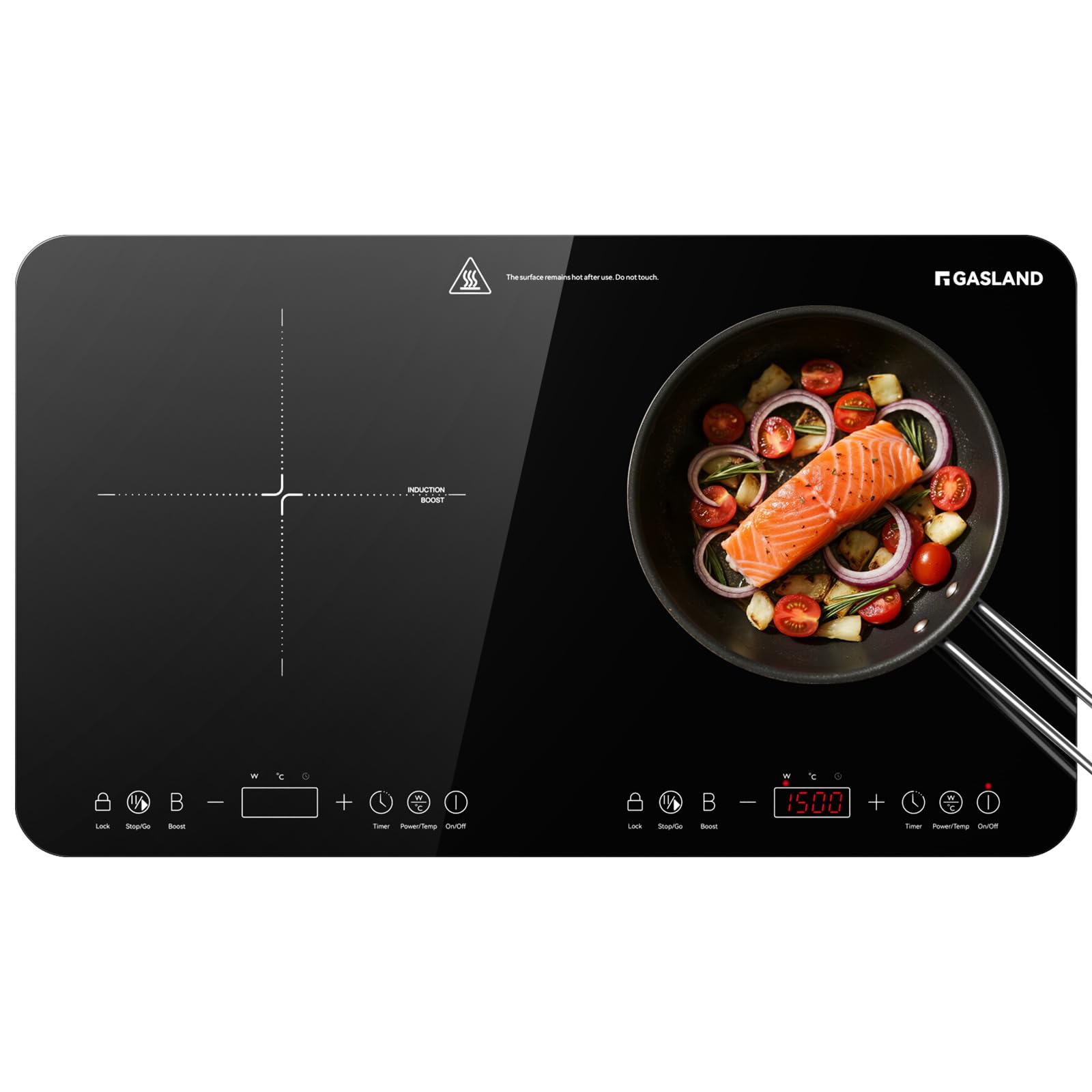 Gasland IH582BTA Piano Cottura a Induzione Doppio 3500W