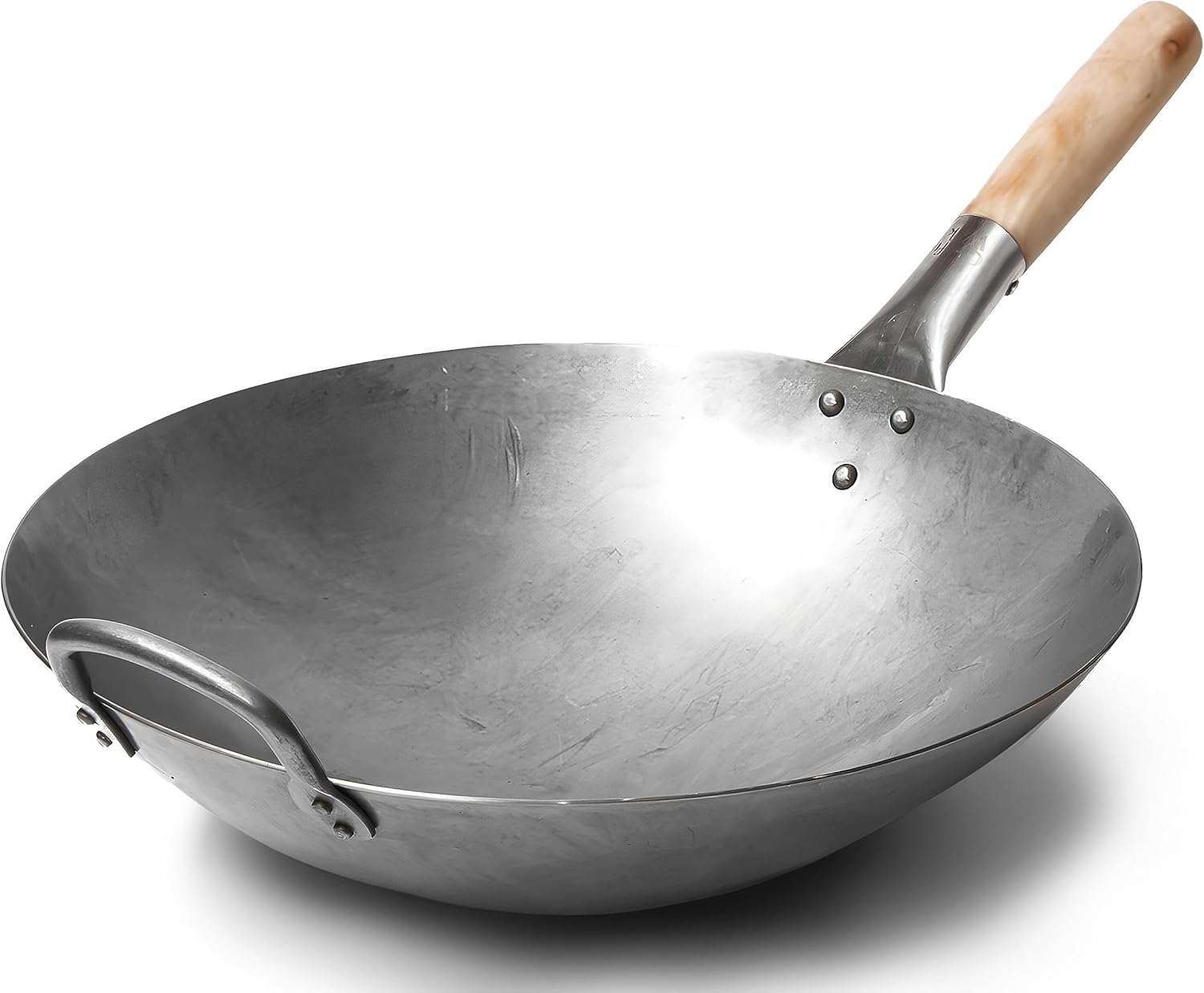 Craft Wok Tradizionale in Acciaio al Carbonio 35,6cm