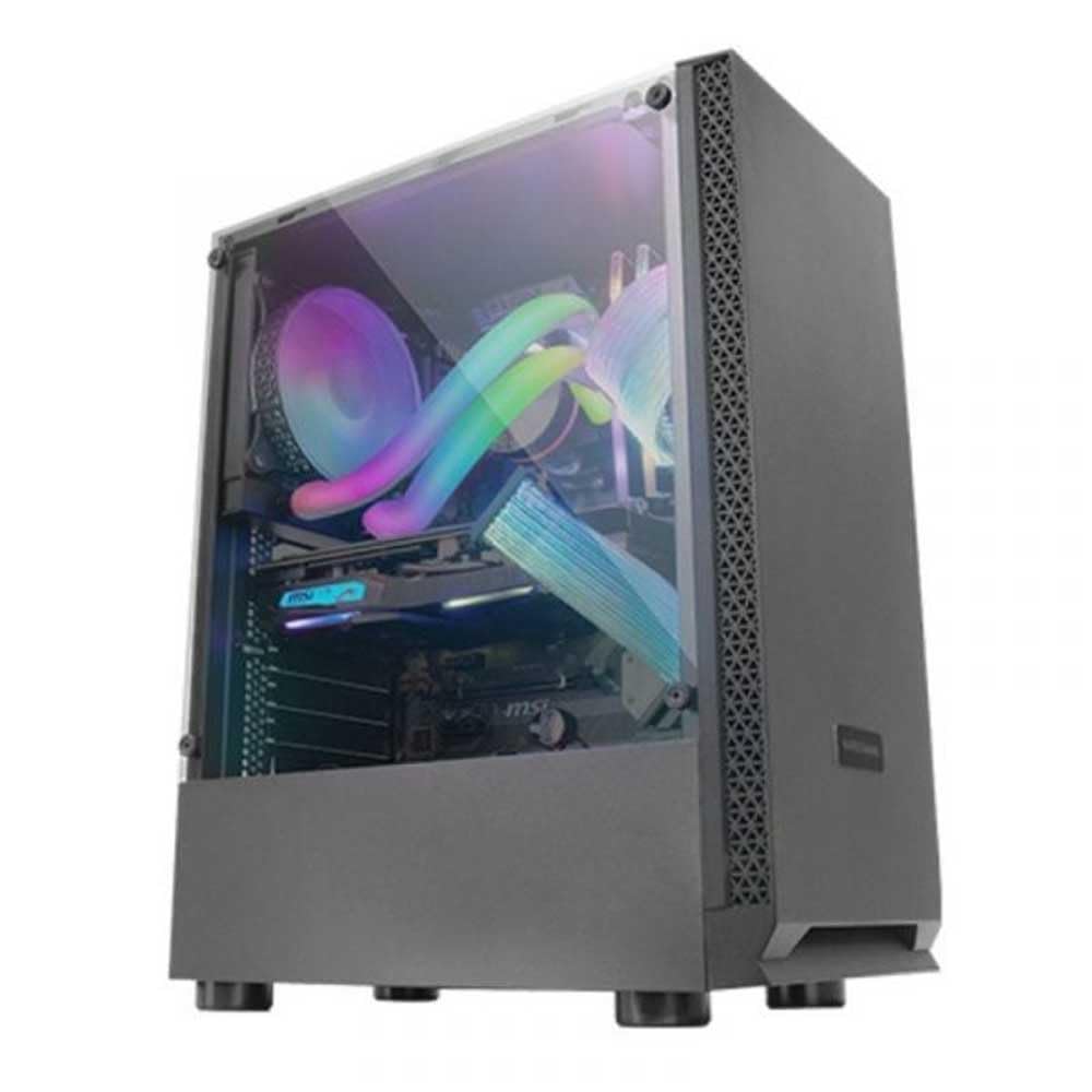 Mars Gaming MCN2 - Case PC Gaming ATX, Nero