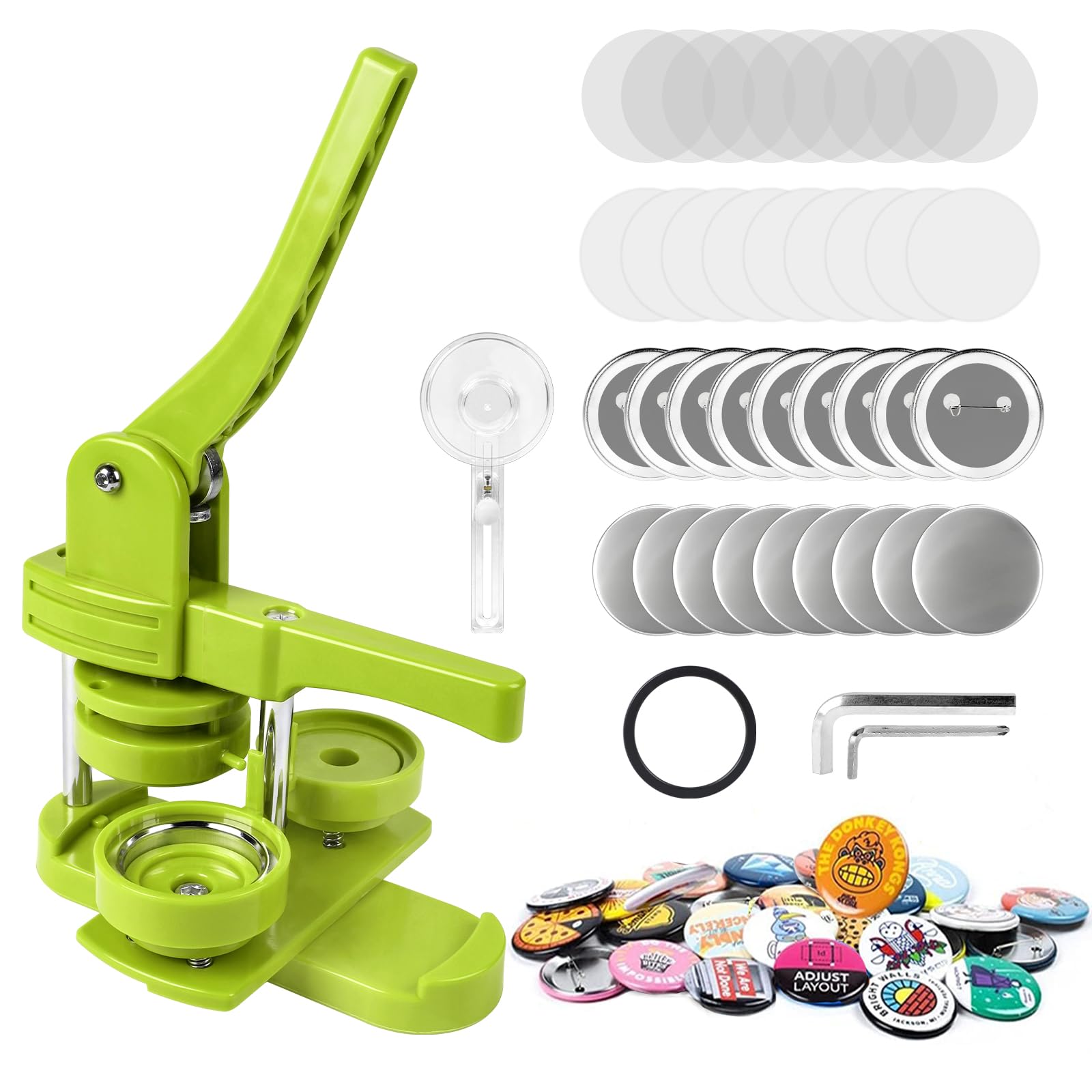 Macchina per Creatore di Pulsanti DIY 1+1,25+5,7 cm | Aiment | Velz