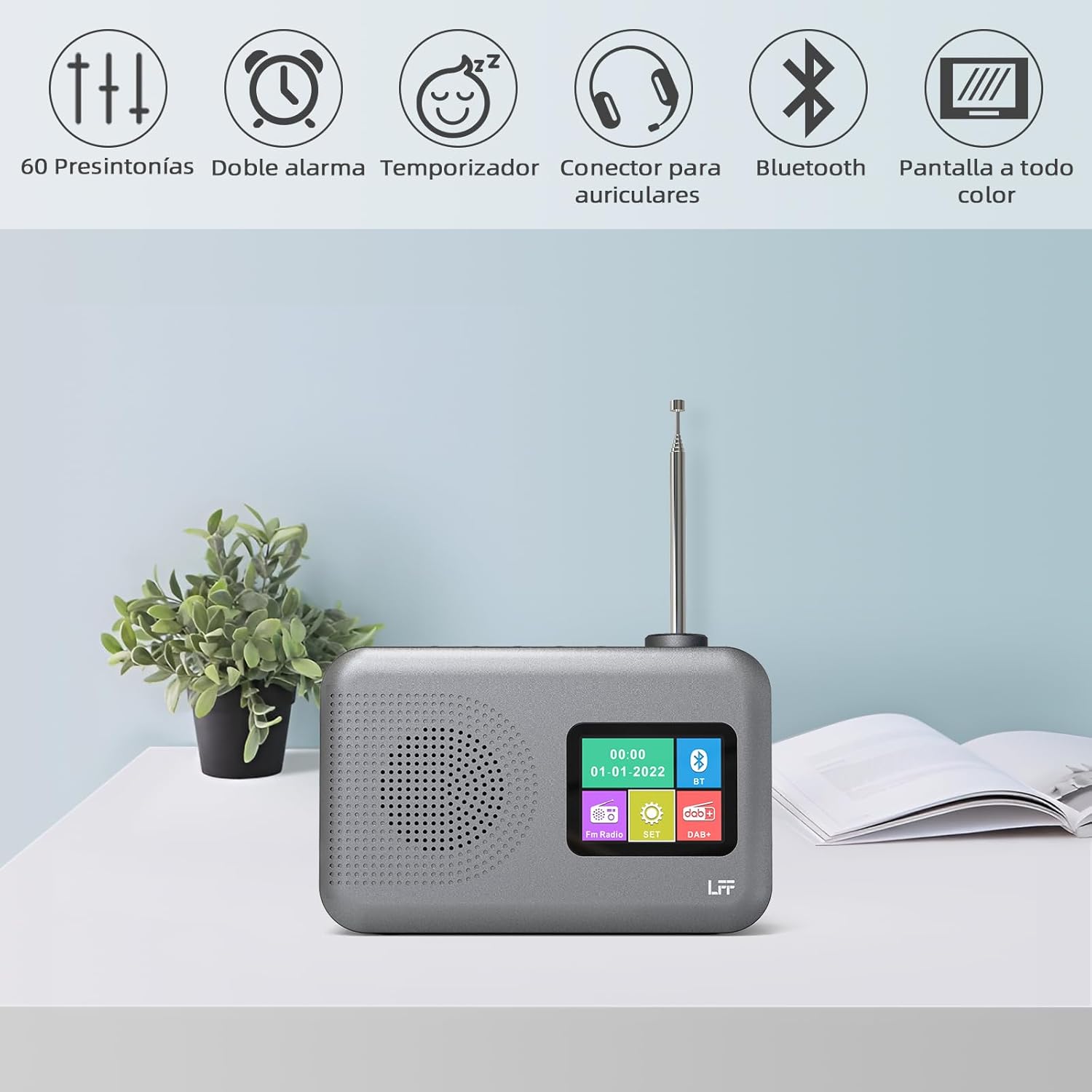 Lff Radio Digitale DAB+ e FM con Bluetooth - immagine 2
