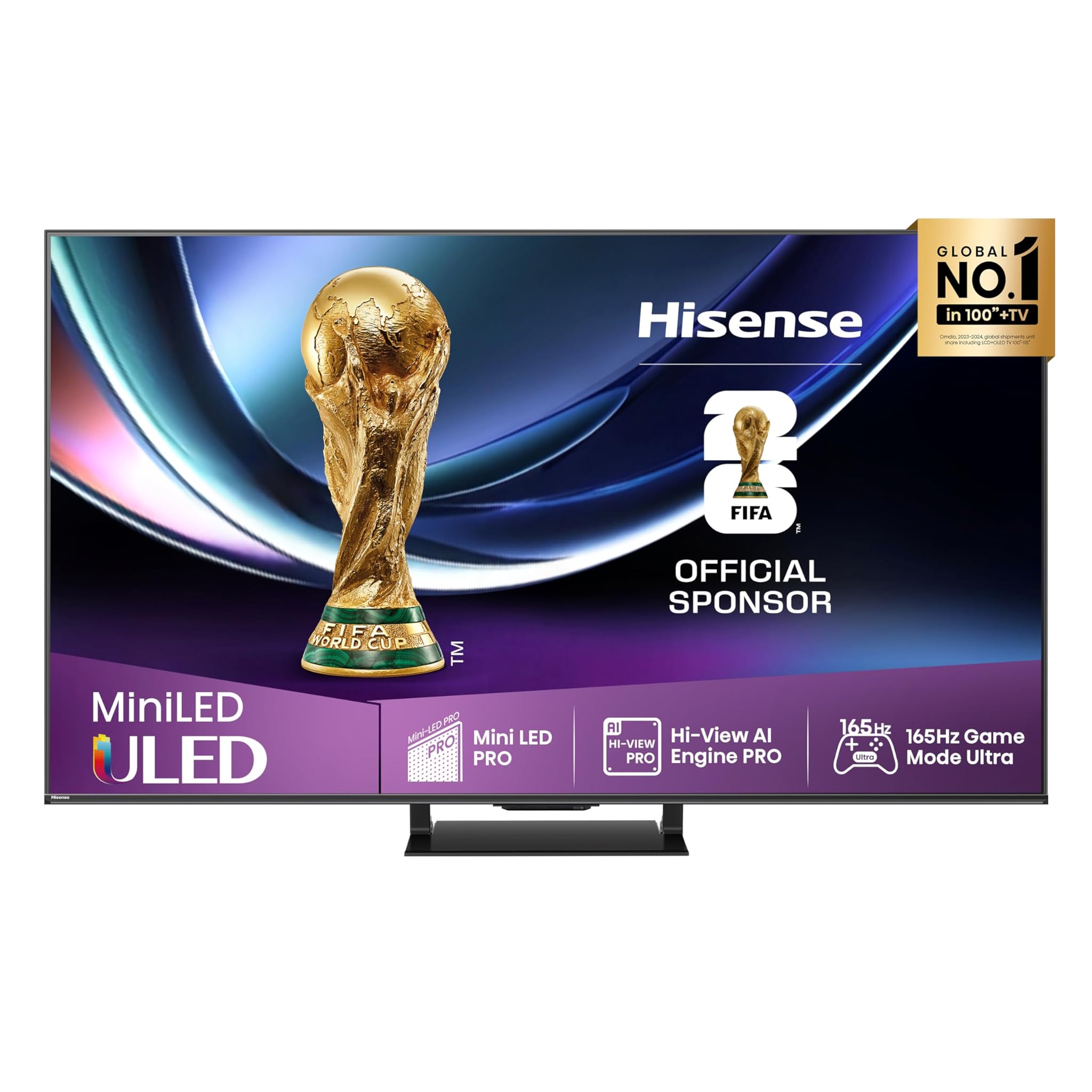 Hisense TV 55" Mini-LED 165Hz 4K 2025 55U72Q PRO