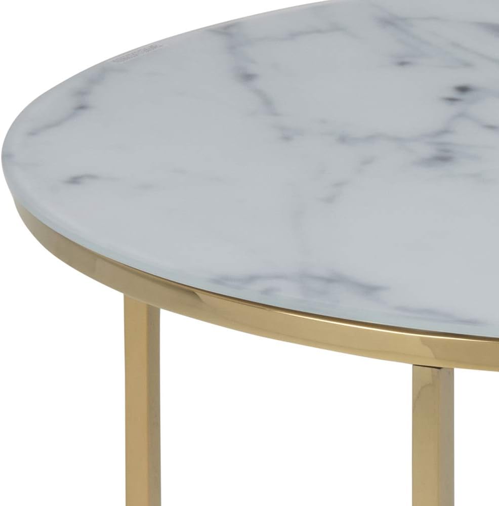  Brand - Movian Rom - Tavolo da lampada, 80 x 80 x 45 cm, bianco - immagine 6