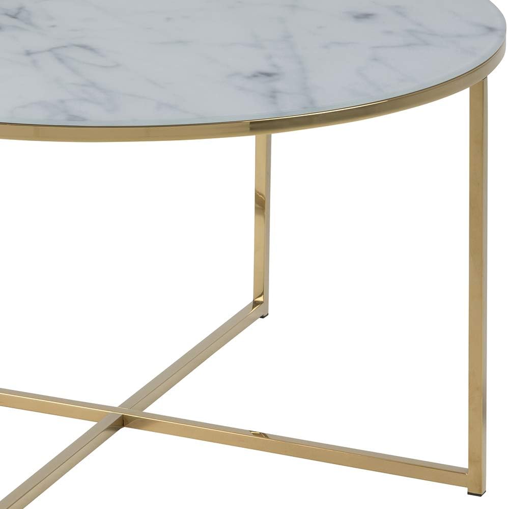  Brand - Movian Rom - Tavolo da lampada, 80 x 80 x 45 cm, bianco - immagine 7