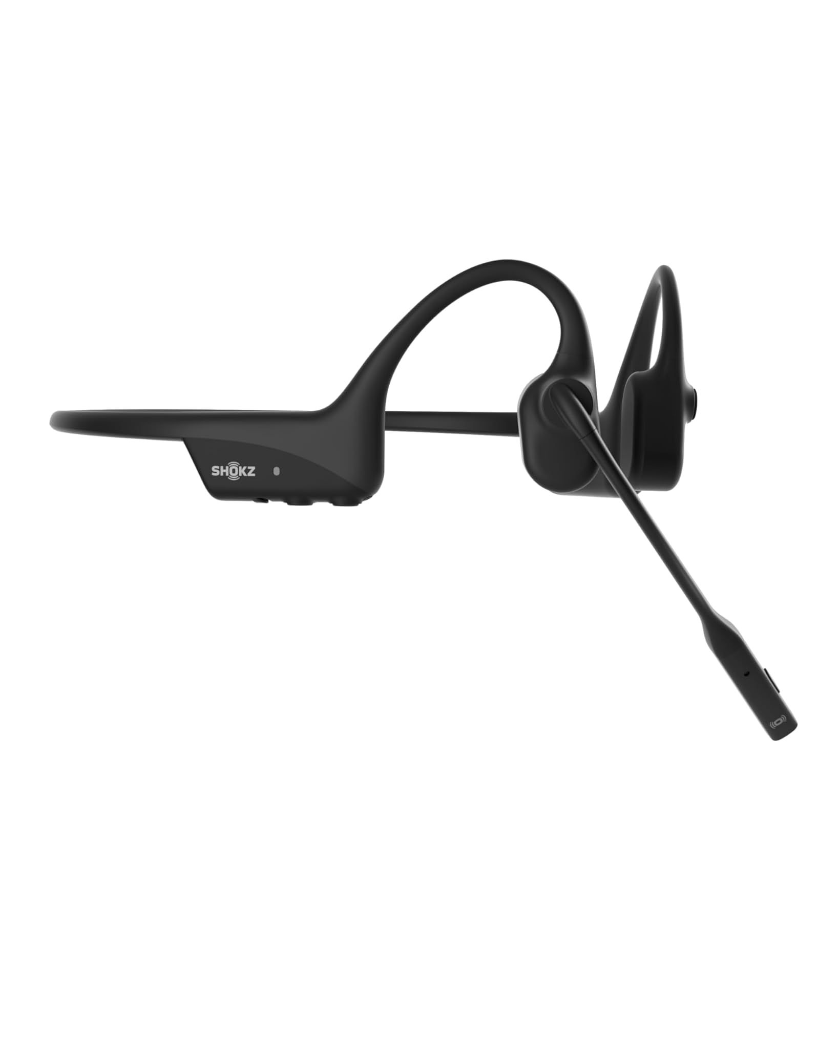 Shokz OpenComm2 Auricolari Conduzione Ossea, Nero