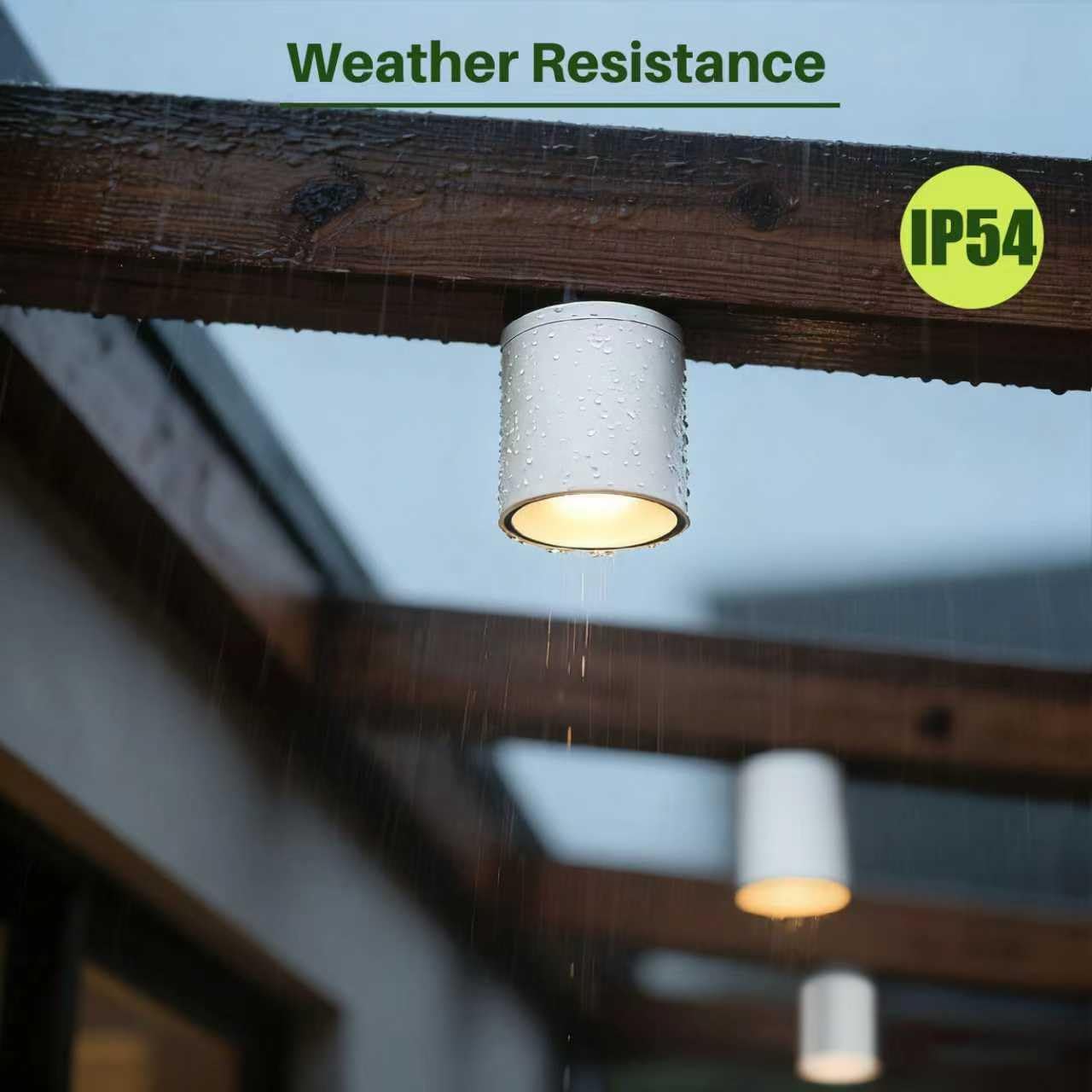 Ebion 4 Pezzi Faretti Soffitto Plafoniera in Alluminio, Bianca - immagine 6