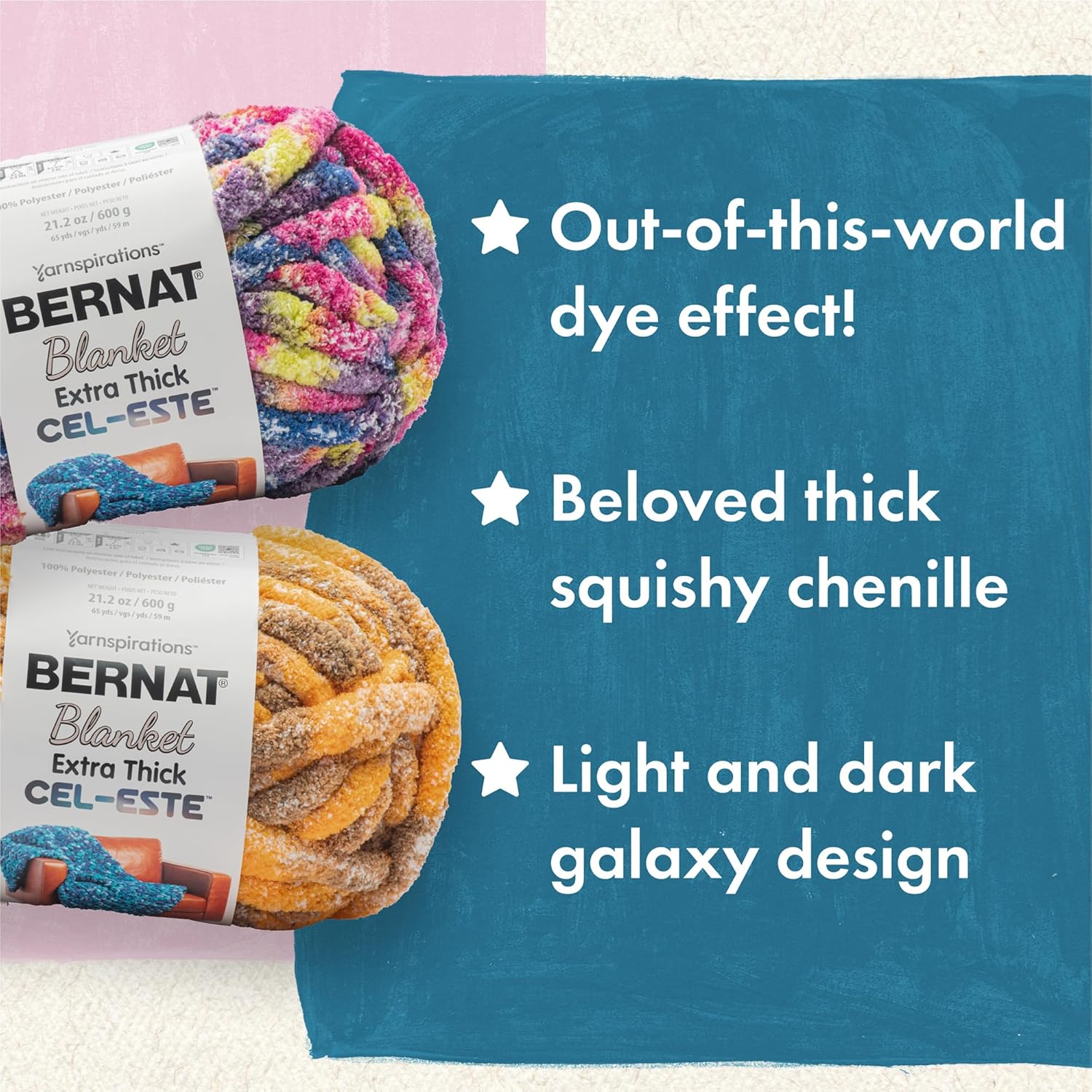 Bernat Coperta Extra Spessa Cel-Este, Rosso Giove - immagine 3