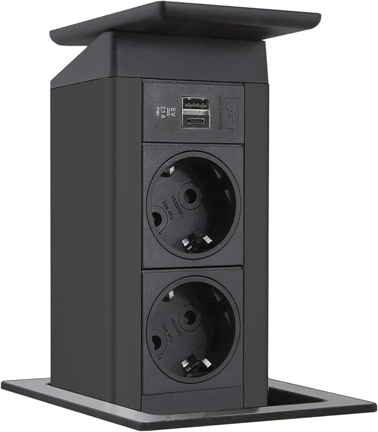 Evoline 159311010800 Porta Push Nero - immagine 1