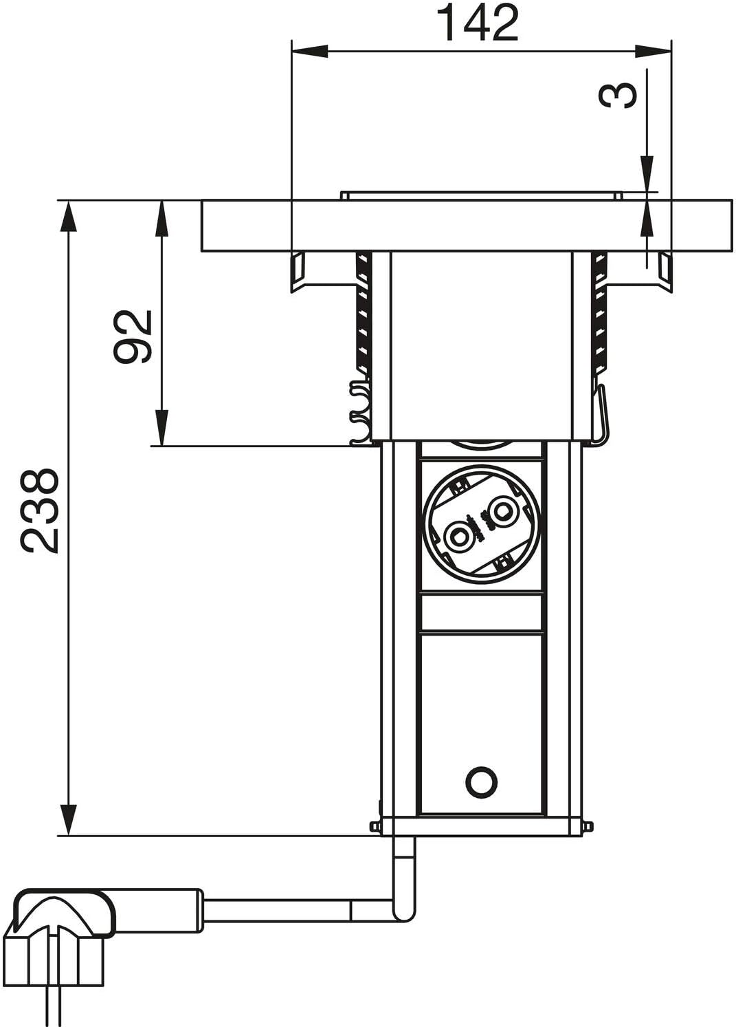 Evoline 159311010800 Porta Push Nero - immagine 5
