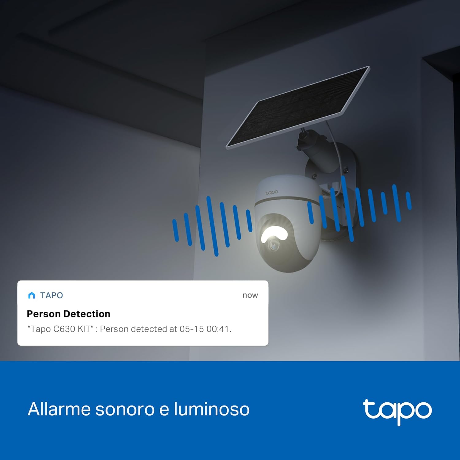 Tapo C630 KIT 3K 5MP Telecamera Wifi Esterno con Pannello Solare - immagine 11