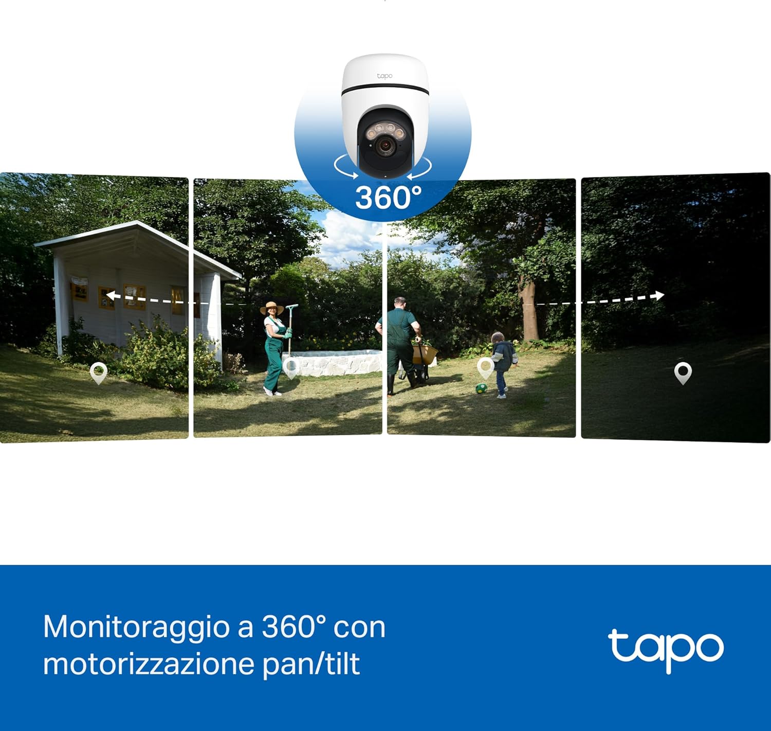 Tapo C630 KIT 3K 5MP Telecamera Wifi Esterno con Pannello Solare - immagine 8