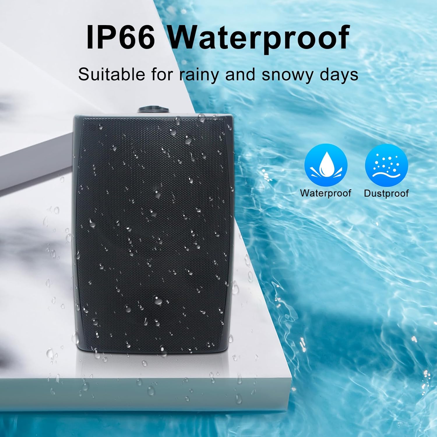 Herdio Altoparlanti da Esterno Bluetooth 6,5" 400 Watt (Coppia) - immagine 5