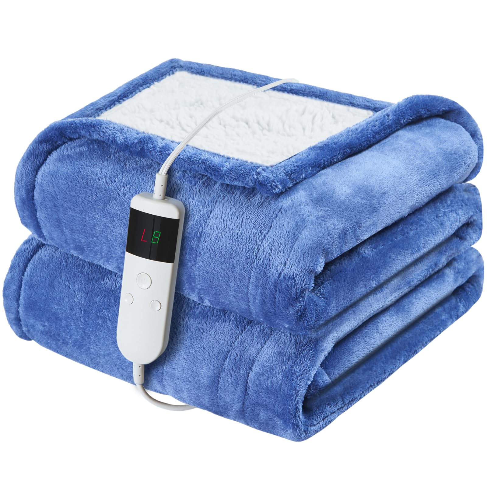 Coperta Elettrica Riscaldante 150x180cm con Spegnimento Automatico