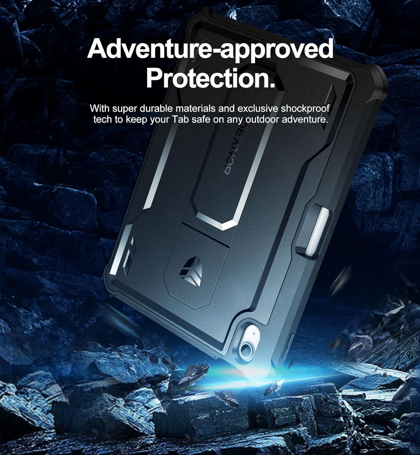 Dexnor Custodia per iPad 10.9'' 10 Gen (2022) - Nero - immagine 3