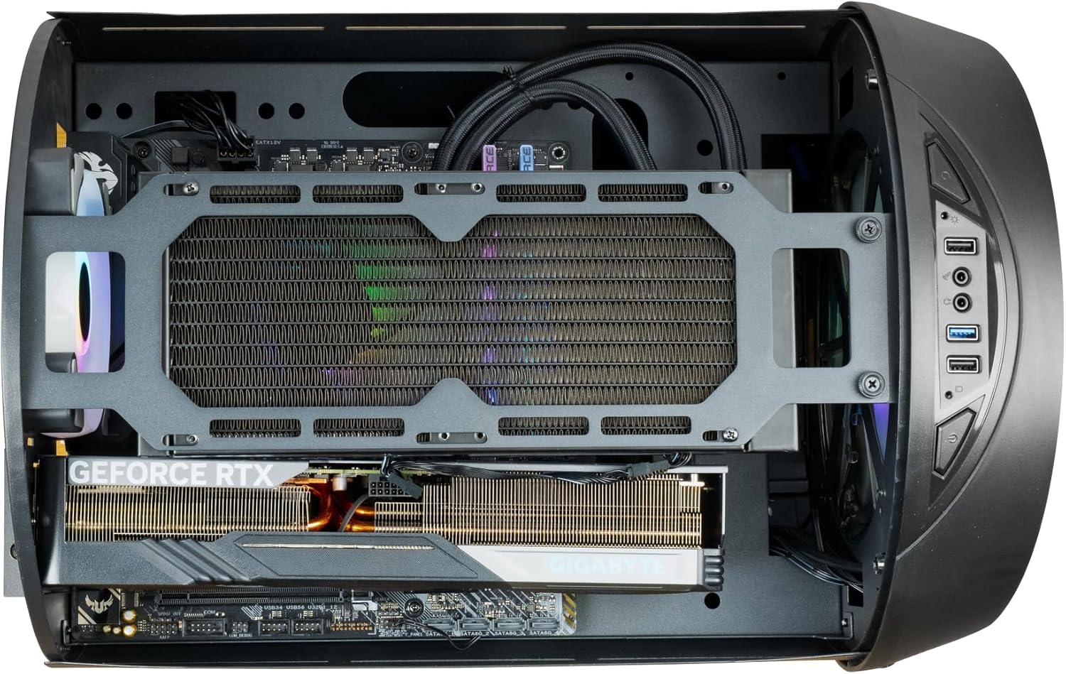 Mars Gaming MC-CYLON - Case Gaming MicroATX, Nero - immagine 7