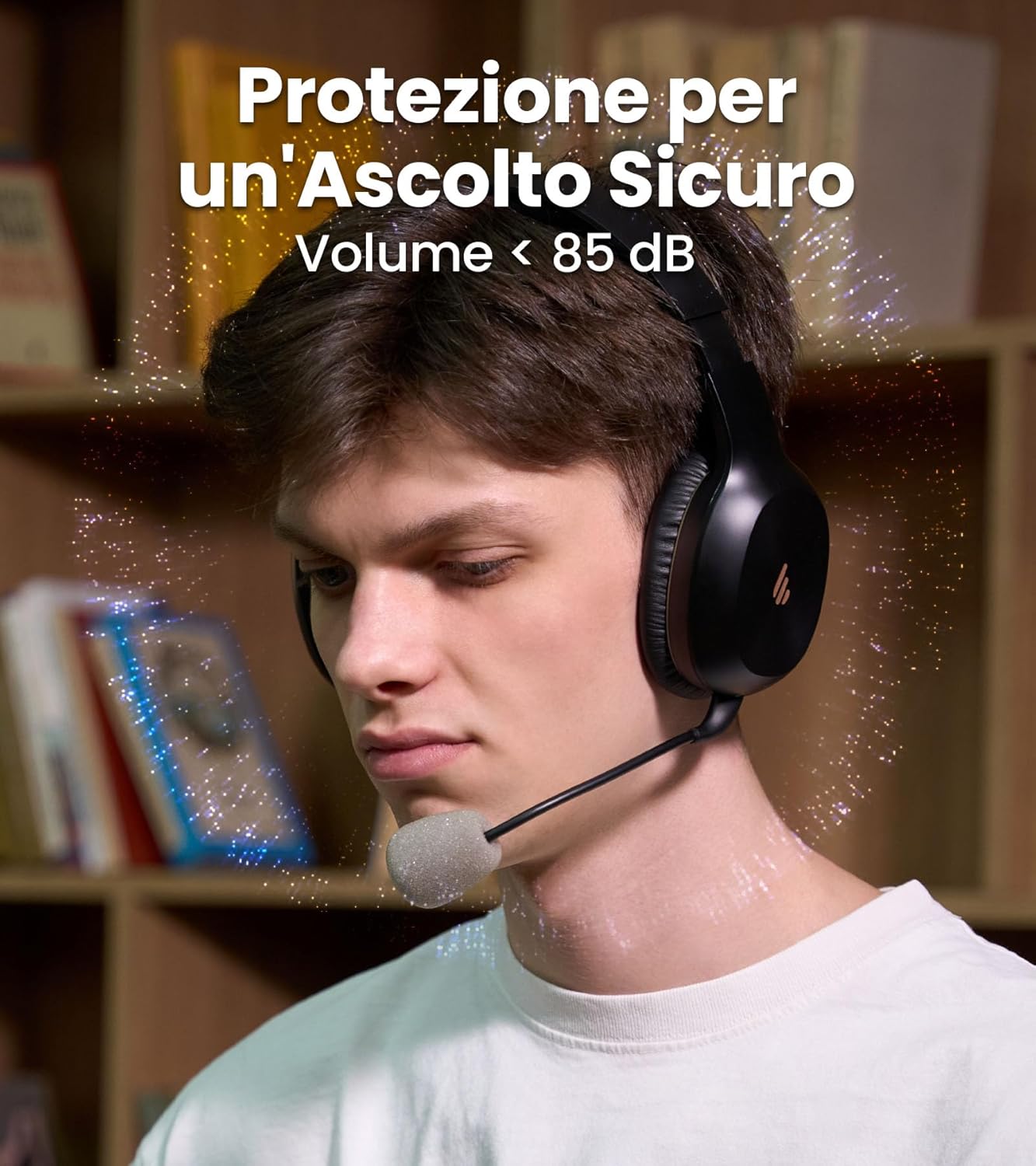 Edifier K750W Cuffie Wireless con Microfono, Nero - immagine 5