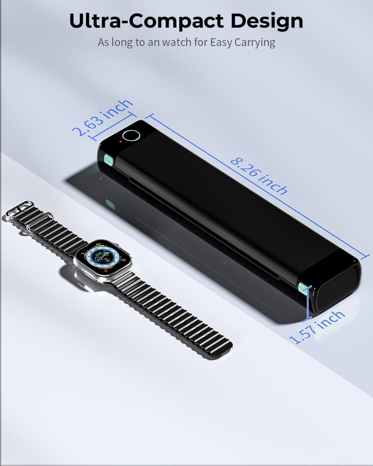 Phomemo M08F - Stampante Portatile A4 Termica, Nera - immagine 8