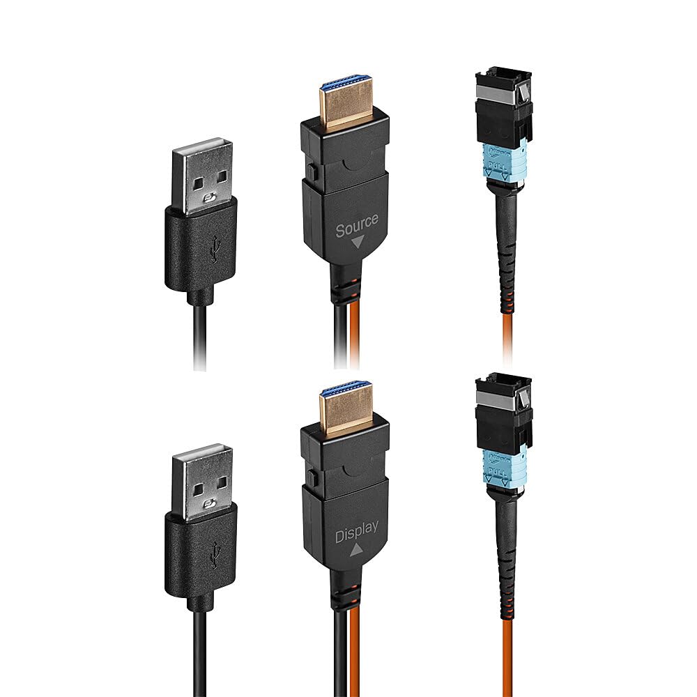 LINDY - Estensore HDMI 8K60 in fibra ottica MPO da 100 m