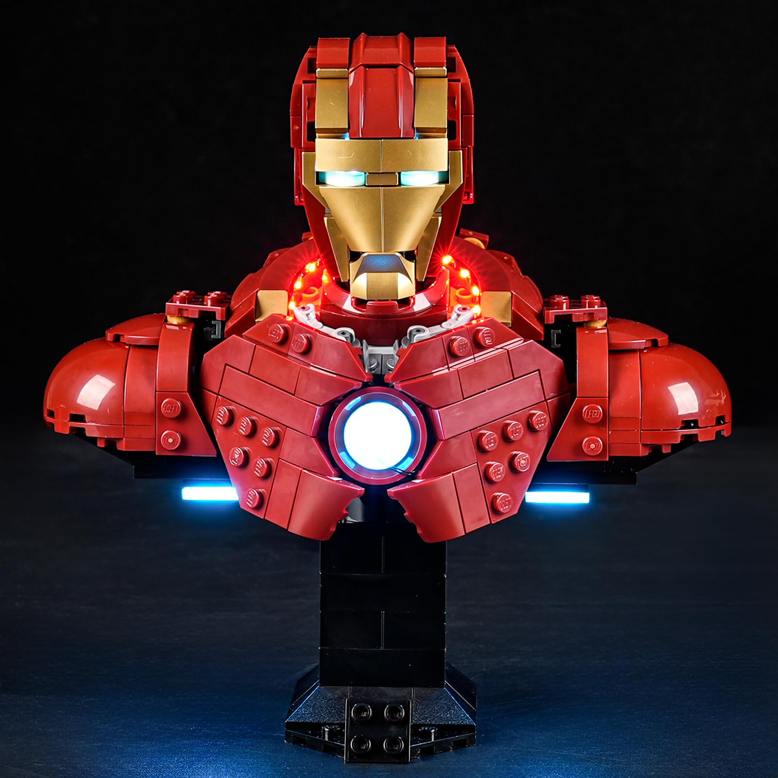 LIGHTAILING Set di Luci per Lego-76327 Busto di Iron Man MK4 - Kit d'Éclairage LED Compatible avec les Modèles de Blocs de Construction Lego - Modèle Non Inclus