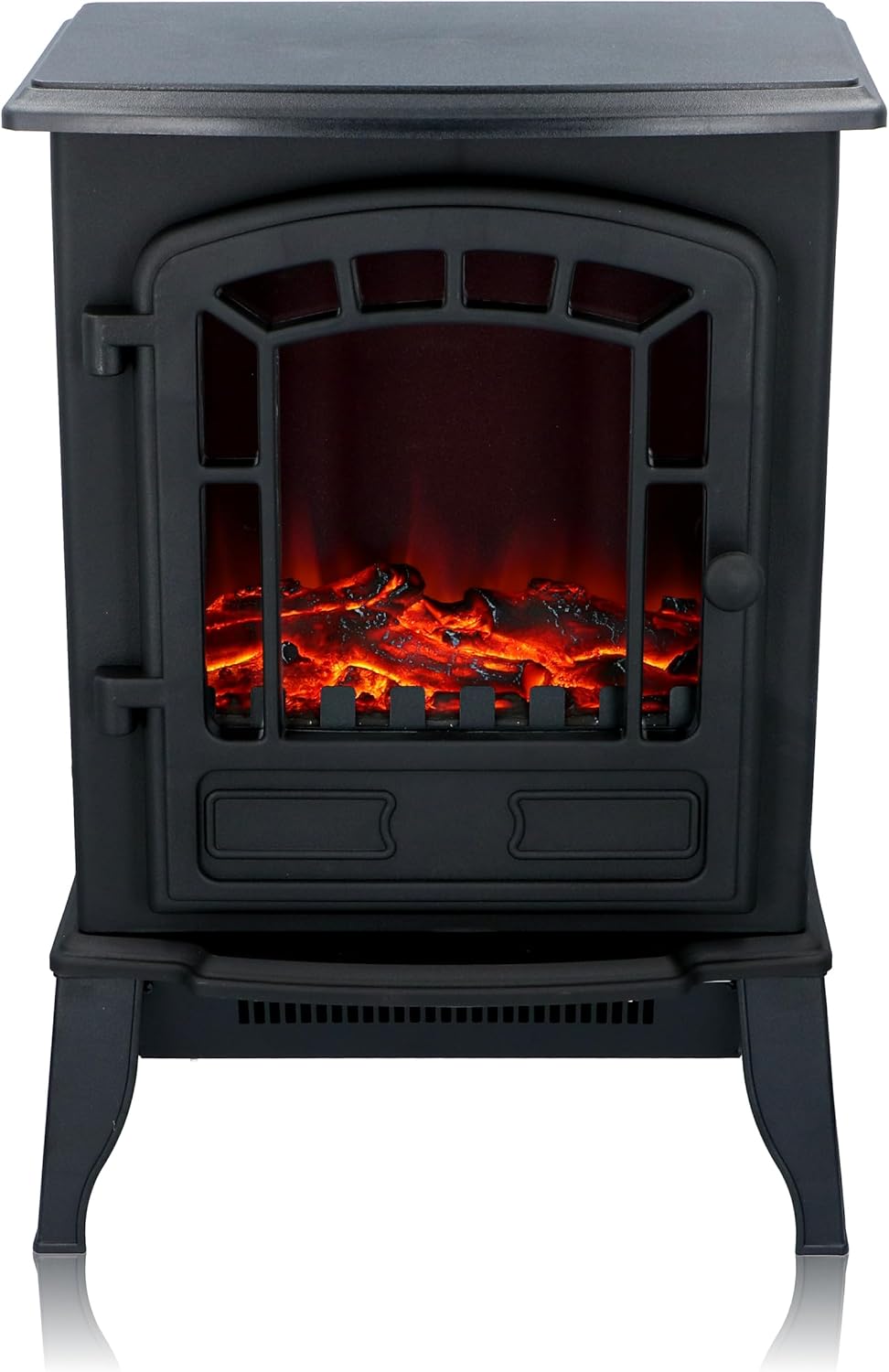 Classic Fire Torino - Caminetto Elettrico 2000W, Nero - immagine 1