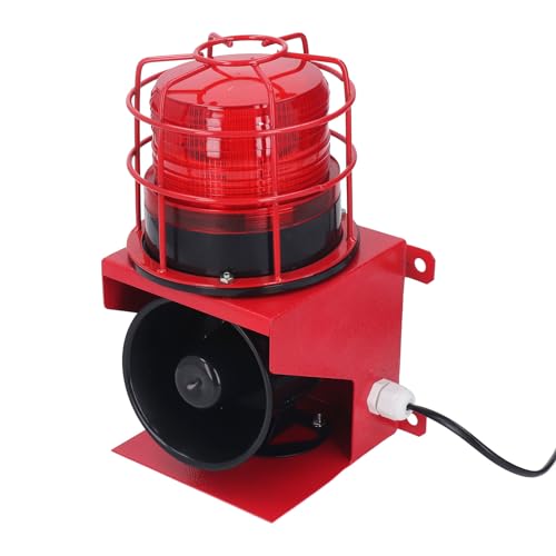 Allarme Sonoro Industriale 115 DB con Strobo LED
