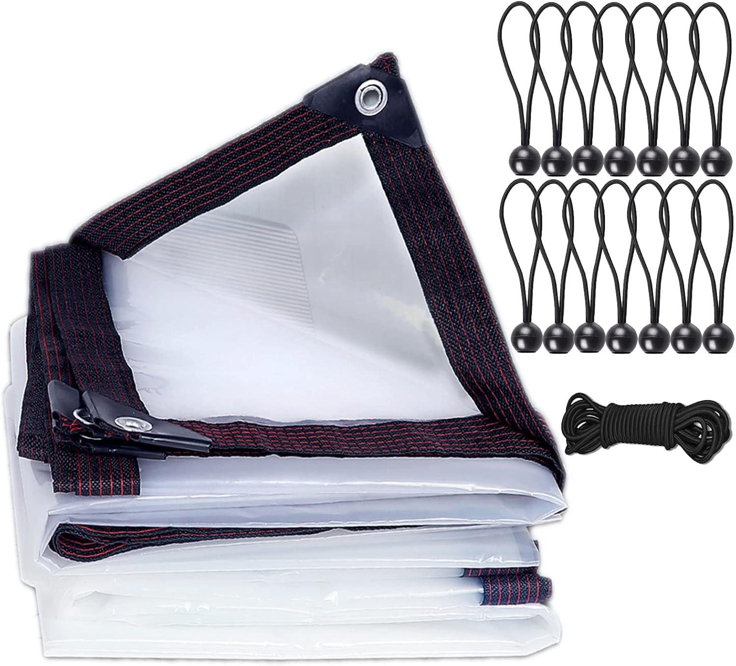 Telone Trasparente Impermeabile 3x5m con Occhielli - immagine 1