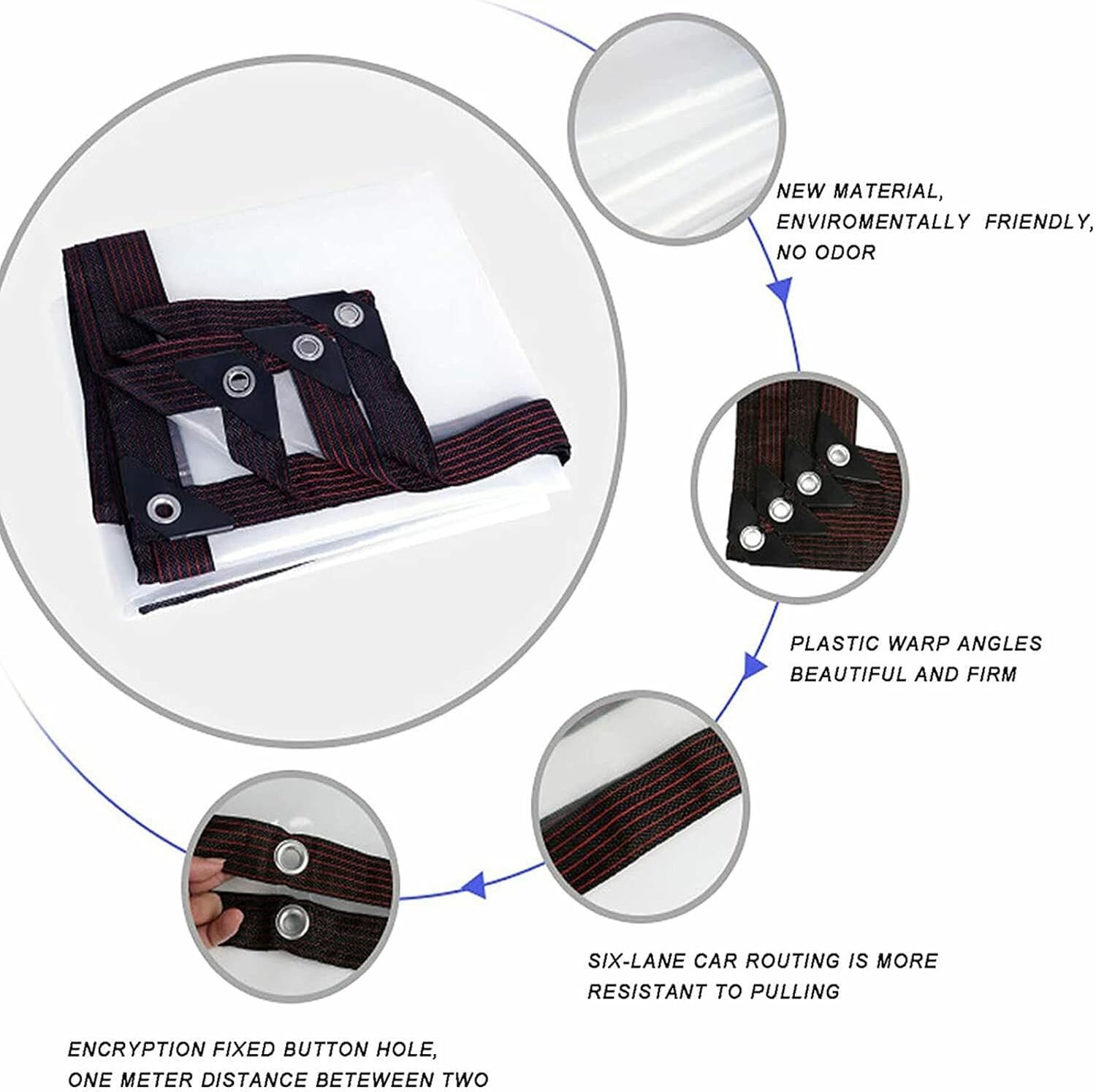 Telone Trasparente Impermeabile 3x5m con Occhielli - immagine 4