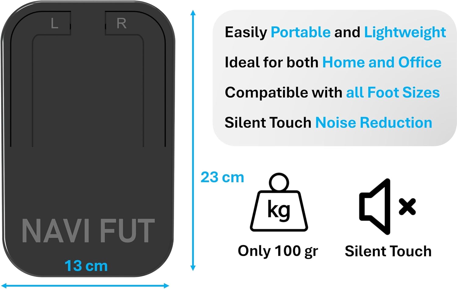 Mouse Controllato da Piede Wireless Ergonomico - immagine 6