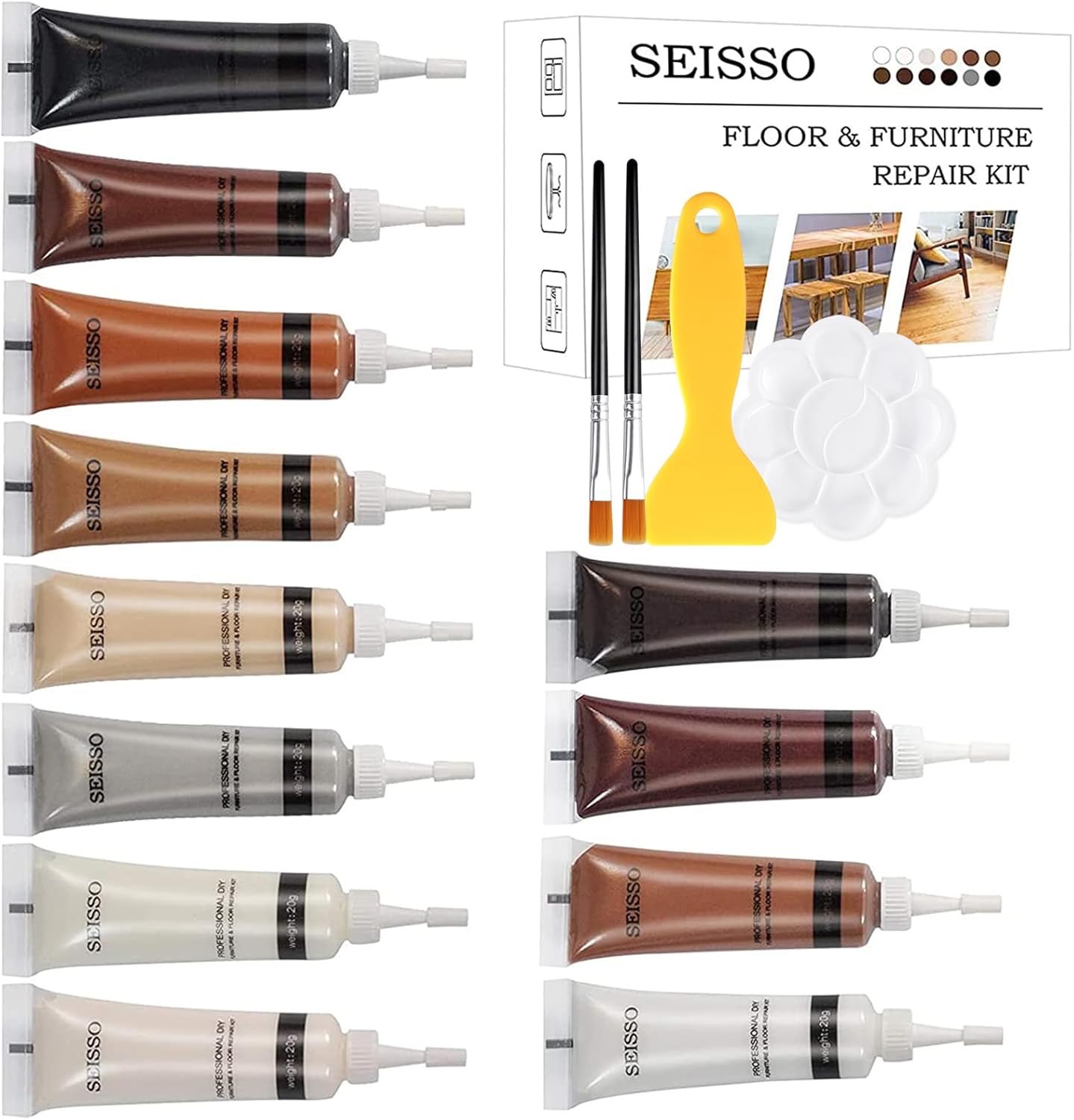 Seisso Kit di Riparazione per Mobili e Pavimenti - immagine 1