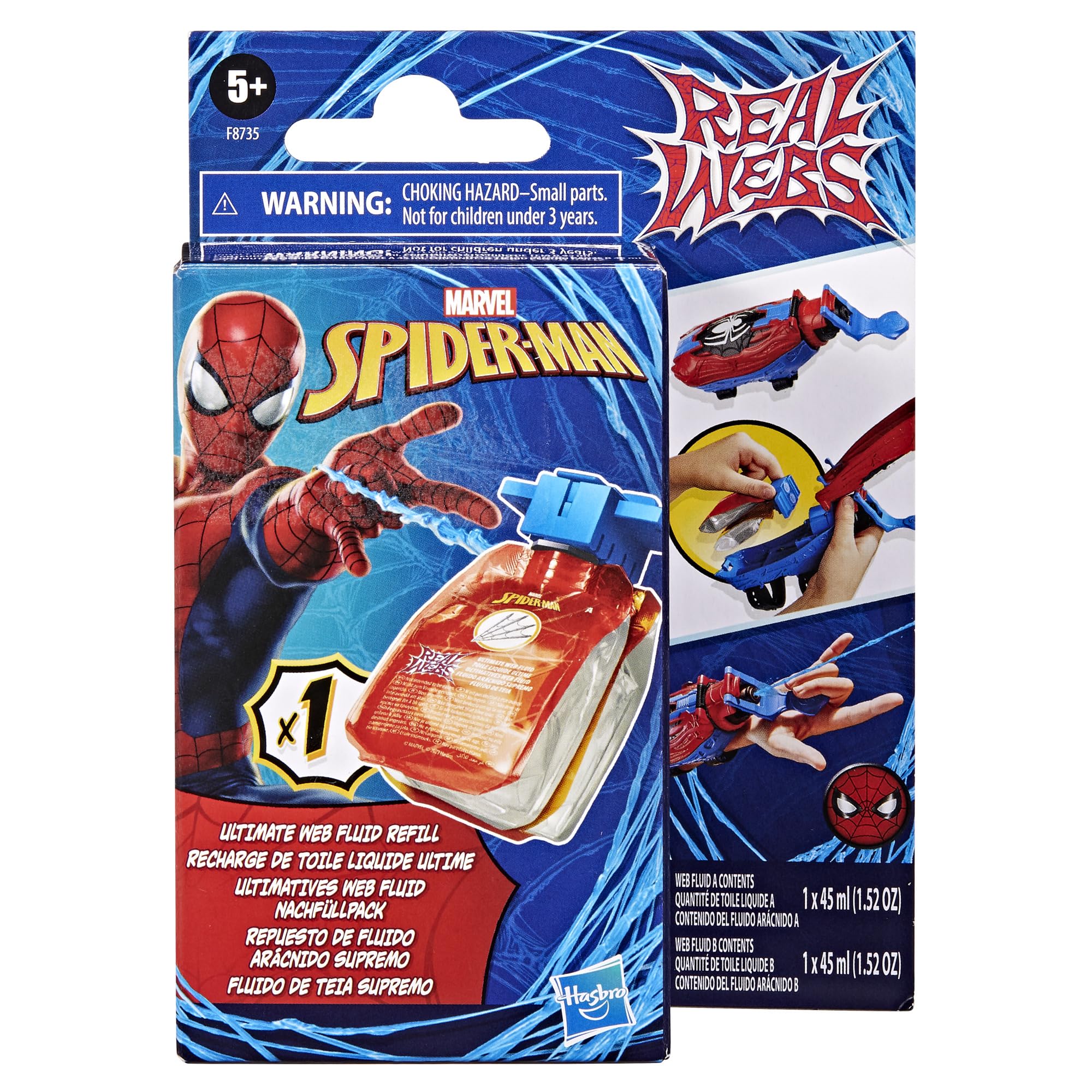 SPIDER-MAN Hasbro Marvel - Ricarica Fluido Ragnatela