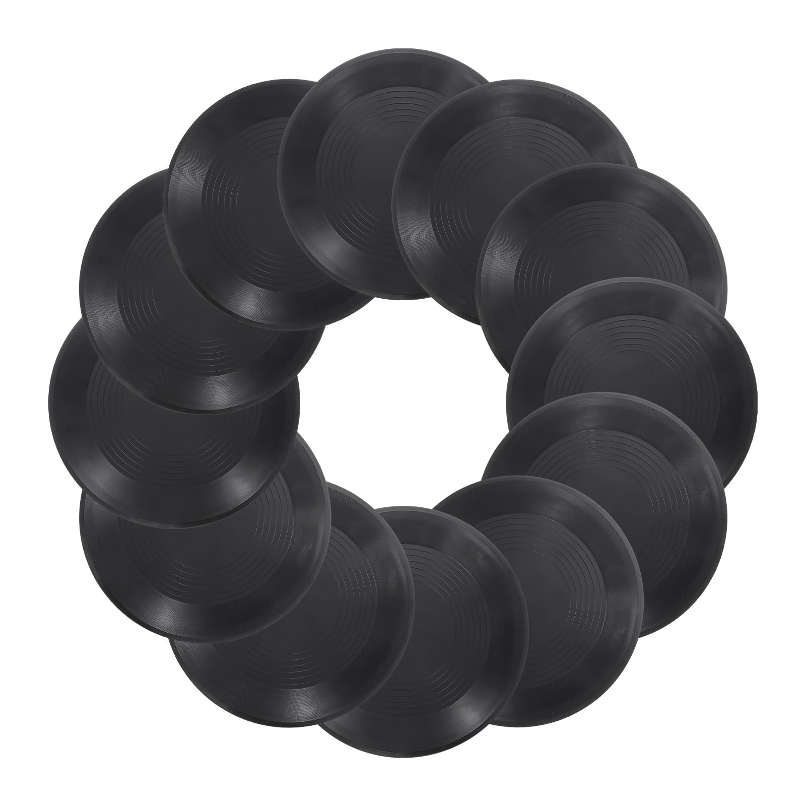 QUARKZMAN 12 Pezzi Dischi Vinile Finti PVC 25cm