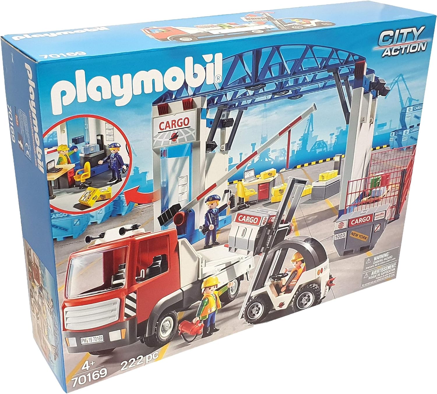 Playmobil 70169 - Set di attrezzi CARGOHALLE con forcella e manico - immagine 1
