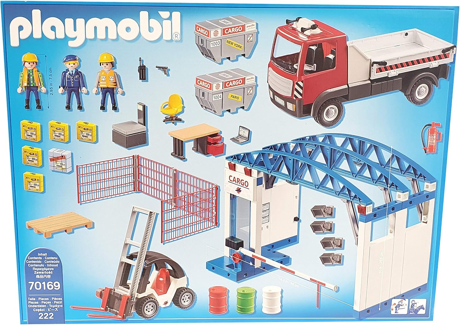 Playmobil 70169 - Set di attrezzi CARGOHALLE con forcella e manico - immagine 2