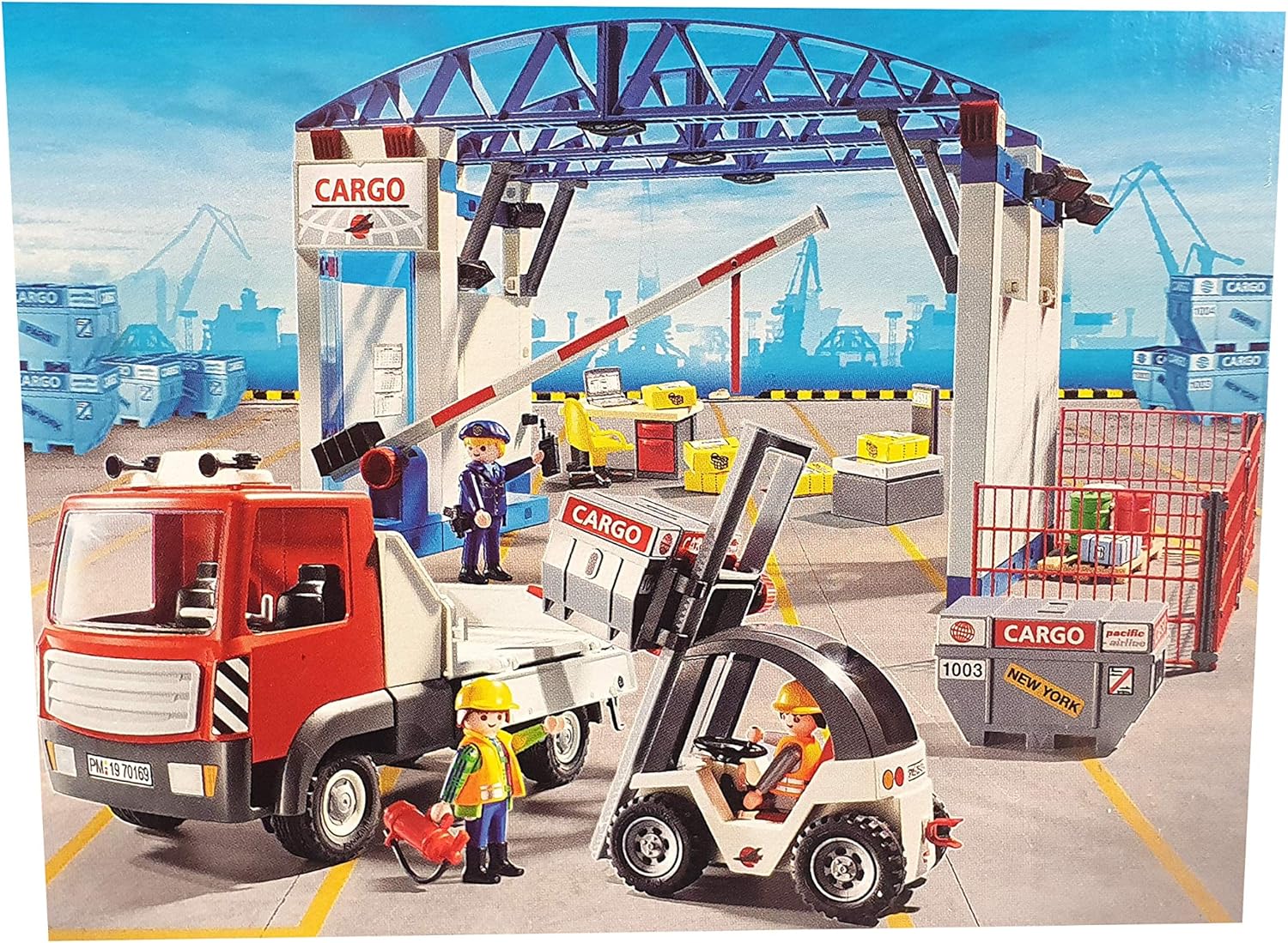 Playmobil 70169 - Set di attrezzi CARGOHALLE con forcella e manico - immagine 3