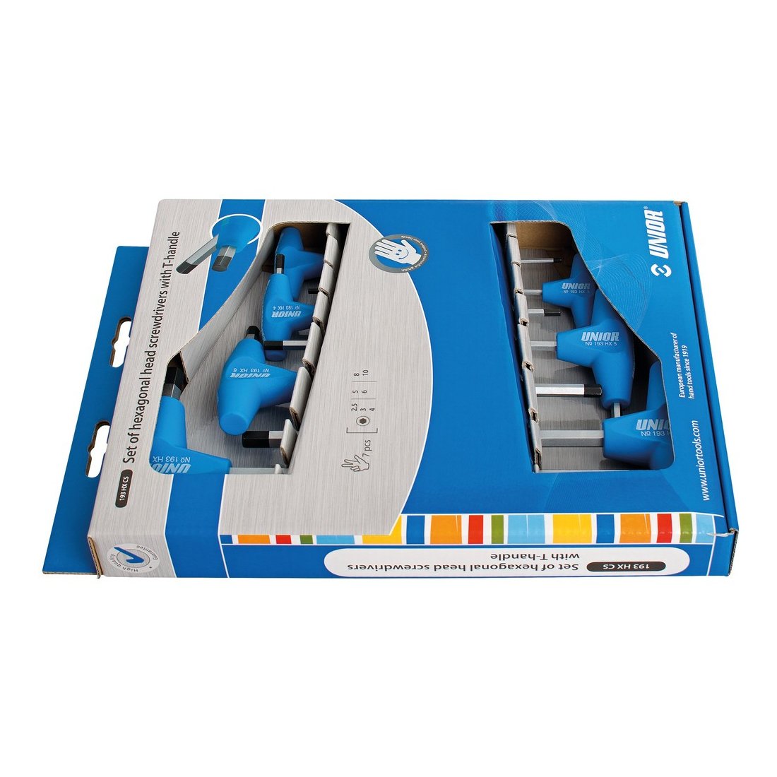 193HXCS - Set Cacciaviti Esagonali con Manico a T