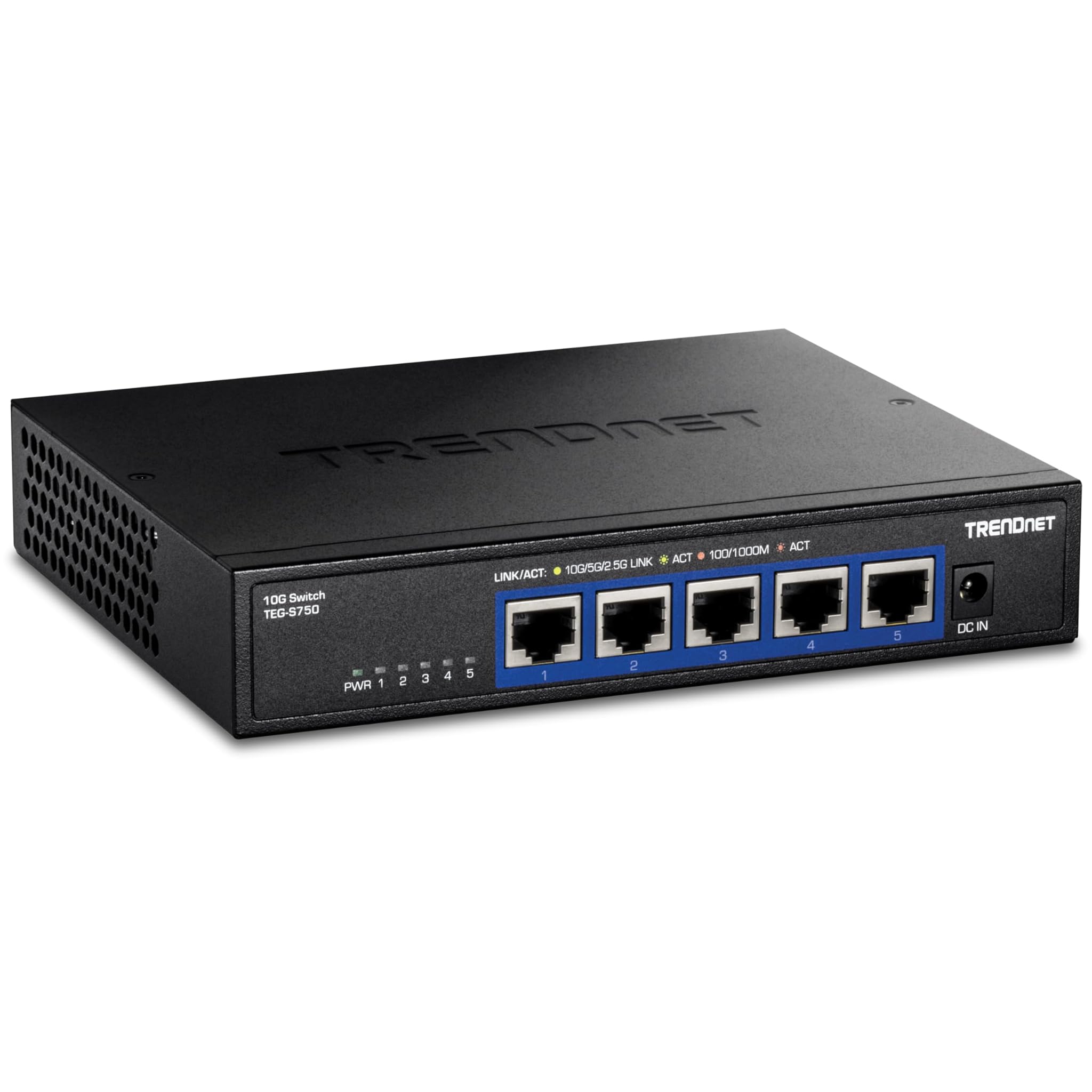 Trendnet TEG-S750 - Switch 5 porte 10G, nero