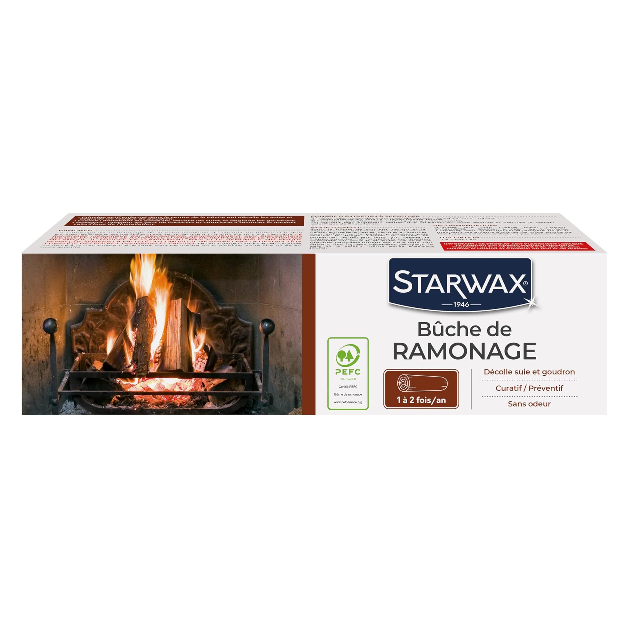 Starwax - Ceppo Spazzacamino per Stufe e Camini