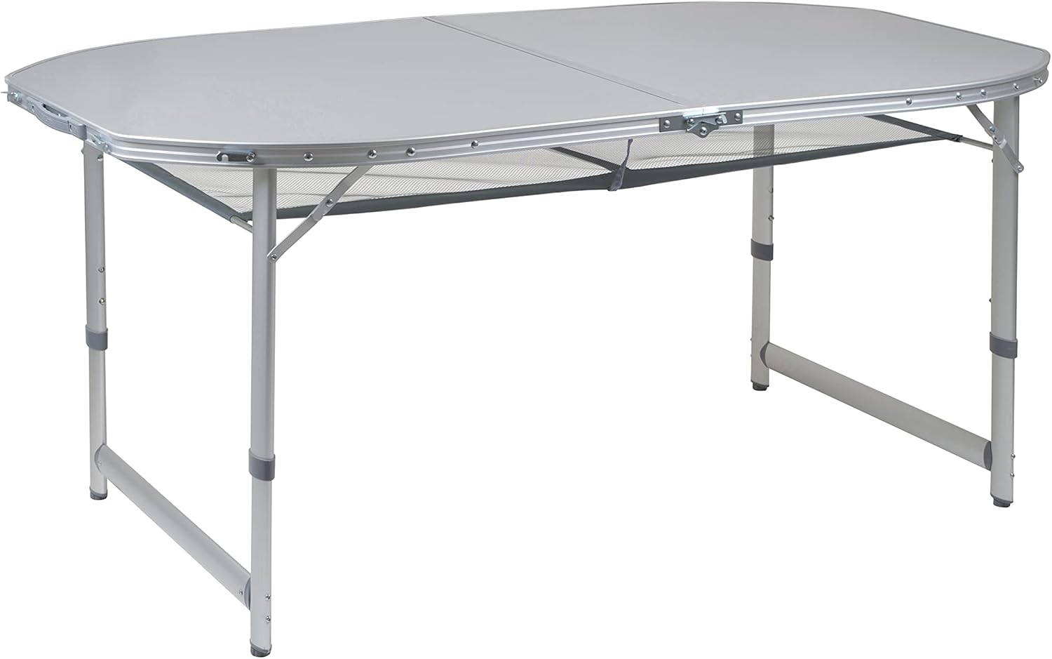 Bo-Camp 1404405 Tavolo Grigio 150 x 80 cm - immagine 1